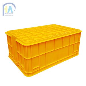 Thùng nhựa đặc (sóng nhựa bít) HS017 cao cấp