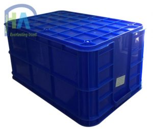 Thùng nhựa đặc cao 310 mm có nắp cao cấp Phú Hòa An