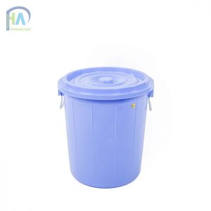 Thùng nhựa tròn 45 lít có nắp cao cấp Phú Hòa An