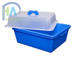 Thùng nhựa có nắp HT cao cấp