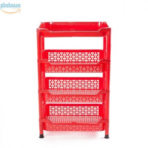 Kệ trung 4 ngăn không bánh xe DT giá rẻ bất ngờ