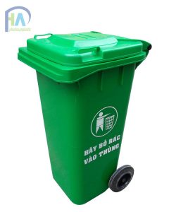 Thùng rác nhựa TR 120 lít giá rẻ siêu bền bỉ