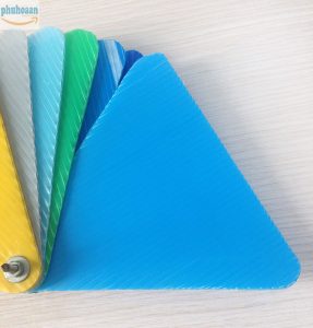 Tấm nhựa danpla màu xanh lam cao cấp