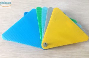 Tấm nhựa danpla màu xanh lam giá rẻ
