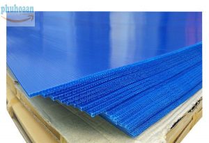Tấm nhựa pp danpla màu xanh tím siêu bền bỉ