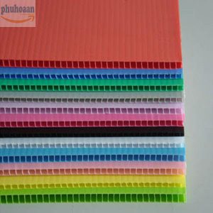 Tấm nhựa pp danpla thường màu đỏ cao cấp