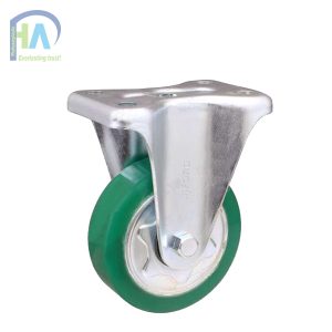 Bánh xe IFJ100 PU thép xanh tĩnh giá rẻ