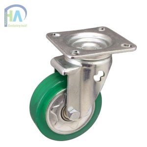 Bánh xe IFJ100 PU thép xanh quay giá rẻ