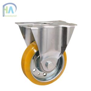 Bánh xe IFMJ125 PU vàng tĩnh cao cấp