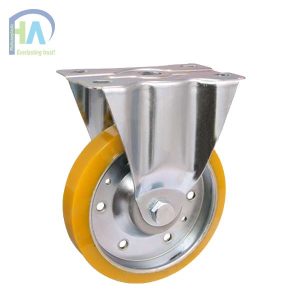 Bánh xe IFMJ150 PU vàng tĩnh cao cấp