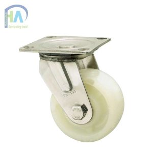 Bánh xe INOX DPXN100 PA trắng quay cao cấp