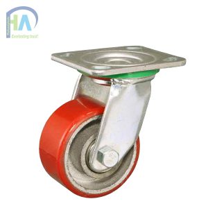 Bánh xe BIK100 PU gang quay cao cấp