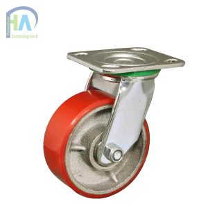 Bánh xe BIK125 PU gang quay giá rẻ