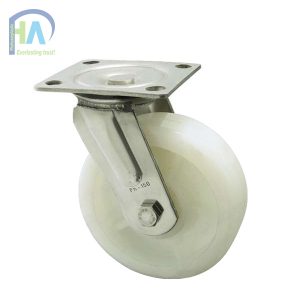 Bánh xe INOX DPXN150 PA trắng quay cao cấp
