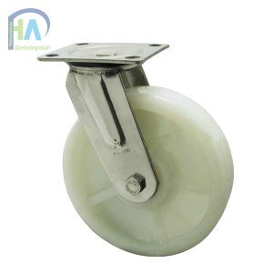 Bánh xe INOX DPXN200 PA trắng quay cao cấp