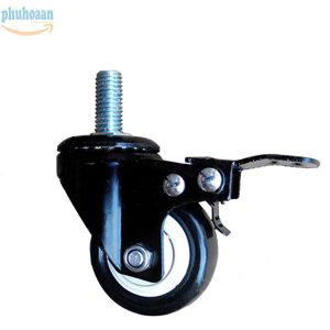 Bánh xe BISB50 cao su bi vít khóa cao cấp, giá cực sốc