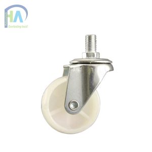 Bánh xe TQR50 nhựa trắng vít giá rẻ