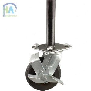 Bánh xe giàn giáo MKS150 khóa giá rẻ
